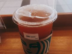 冰摇桃桃柠檬茶-星巴克(北京远大路金源燕莎店)
