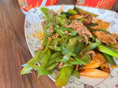 青椒肉丝-口口香小吃店