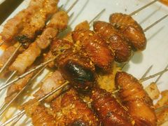 烤蚕蛹-森龍邑·烧烤·海鲜·炒菜(闽江路店)