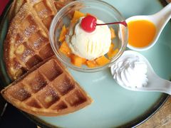 芒果冰淇淋松饼-雕刻时光·无国界料理西餐厅(五山店)
