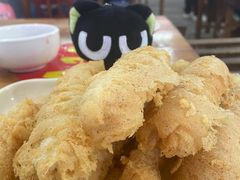 香香脆脆炸鱼肚-章记正宗南岗鱼蛋火锅