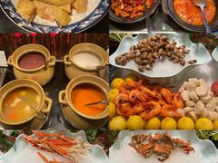 -广州万富希尔顿酒店-感趣自助餐厅·生蚝海鲜刺身