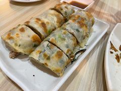 葱饼卷牛肉-台北楚楚园馅饼粥(虹桥南丰城店)
