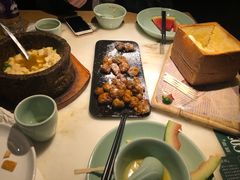 雪花糖醋里脊-绿茶餐厅(西单老佛爷店)