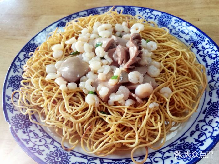 虾仁腰花两面黄