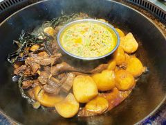 鸡蛋焖子-山河屯铁锅炖(哈西站店)