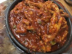 辣炒鸡爪-包装马车·韩国料理·포장마차