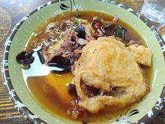 木耳炒肉汤面加蛋-刘氏三和面馆