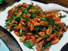 韭菜小炒虾-阿鹏故事云南野生菌火锅(人民路店)