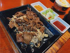 烤牛肉金针菇-鑫日千里马朝鲜族小馆(总店)