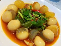 老佛爷青椒皮蛋-老佛爷铜炉蛙锅(海岸城店)