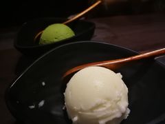 柚子冰淇淋-松阪牛焼肉M(法善寺横丁店)