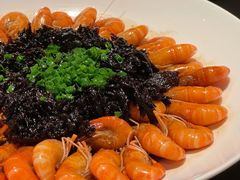 干菜蒸河虾-杭州西子湖四季酒店·金沙厅