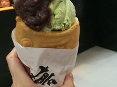 抹茶红豆圣代-粉粉乐鲷鱼烧(美罗城店)