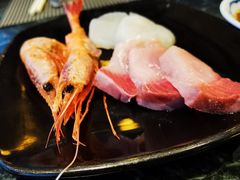 甜虾拼油甘鱼-白天鹅宾馆·流浮阁咖啡厅