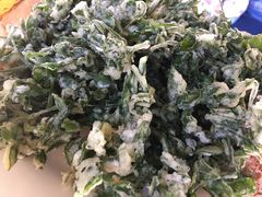 炸花椒芽-姥家大锅台水库渔家