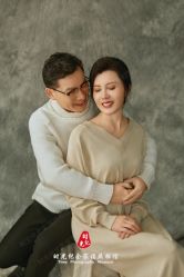 -时光纪亲子全家福照相馆(静安店母女写真父母纪念照)