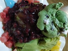 抹茶绵绵冰-二斗栗子(黄河道店)