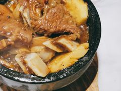 石锅牛仔骨-新好景海鲜酒家(新塘店)