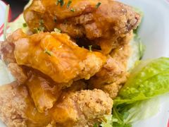 唐人街甜酸鸡翅-Tubestation站点比萨(五道营店)