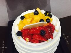 芒果&草莓软忌廉-黑池口感烘焙·生日蛋糕(坂田店)