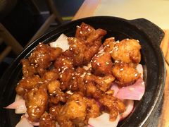 蒜香蜜汁排骨-绿茶餐厅(广州天河城店)