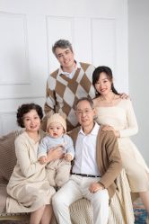 -时光纪亲子全家福照相馆(静安店母女写真父母纪念照)