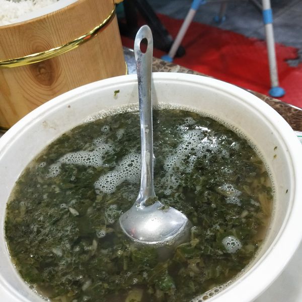 酸菜米豆汤