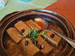 自制鲍汁黑豆腐煲-洪禧楼·老广东海鲜酒楼(宁波万象城店)