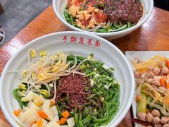 特色三合一-手擀菠菜面(西康路店)