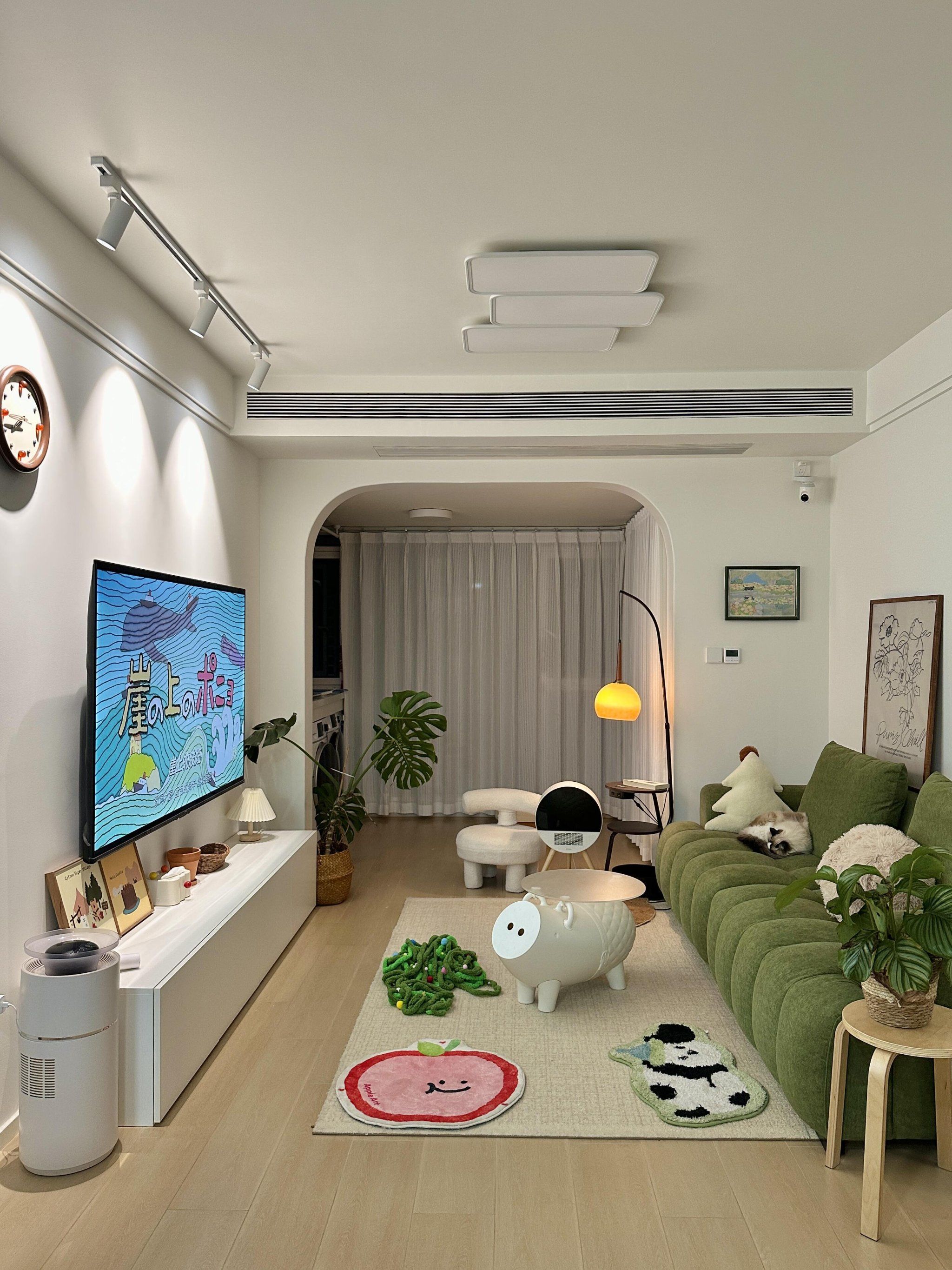 67平🏠小户型客厅布置 入住1年还是很好宅