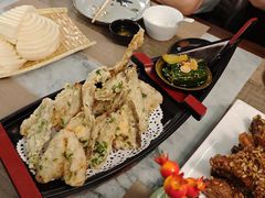 苔菜小黄花-君霖海鲜私房菜(春柳店)