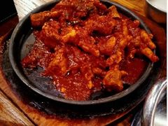 辣炒芝士鸡爪-包装马车·韩国料理·포장마차