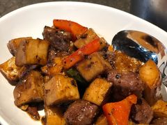 珍菌牛肉粒-汤城小厨•粤菜•靓汤(苏州街店)