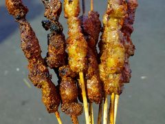 -劳动公园新疆人烤腰子