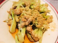 椒干爆有机花菜-小粤楼·怀旧粤菜(万辉国际广场店)