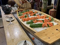 -大中华希尔顿酒店-念自助餐·海南美食·三文鱼