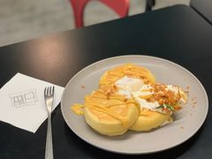 流心奶黄松饼-NokNok Coffee(宽窄巷子店)