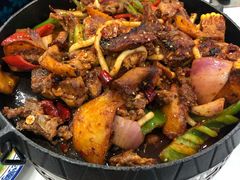 -炕锅羊肉土火锅面片大王