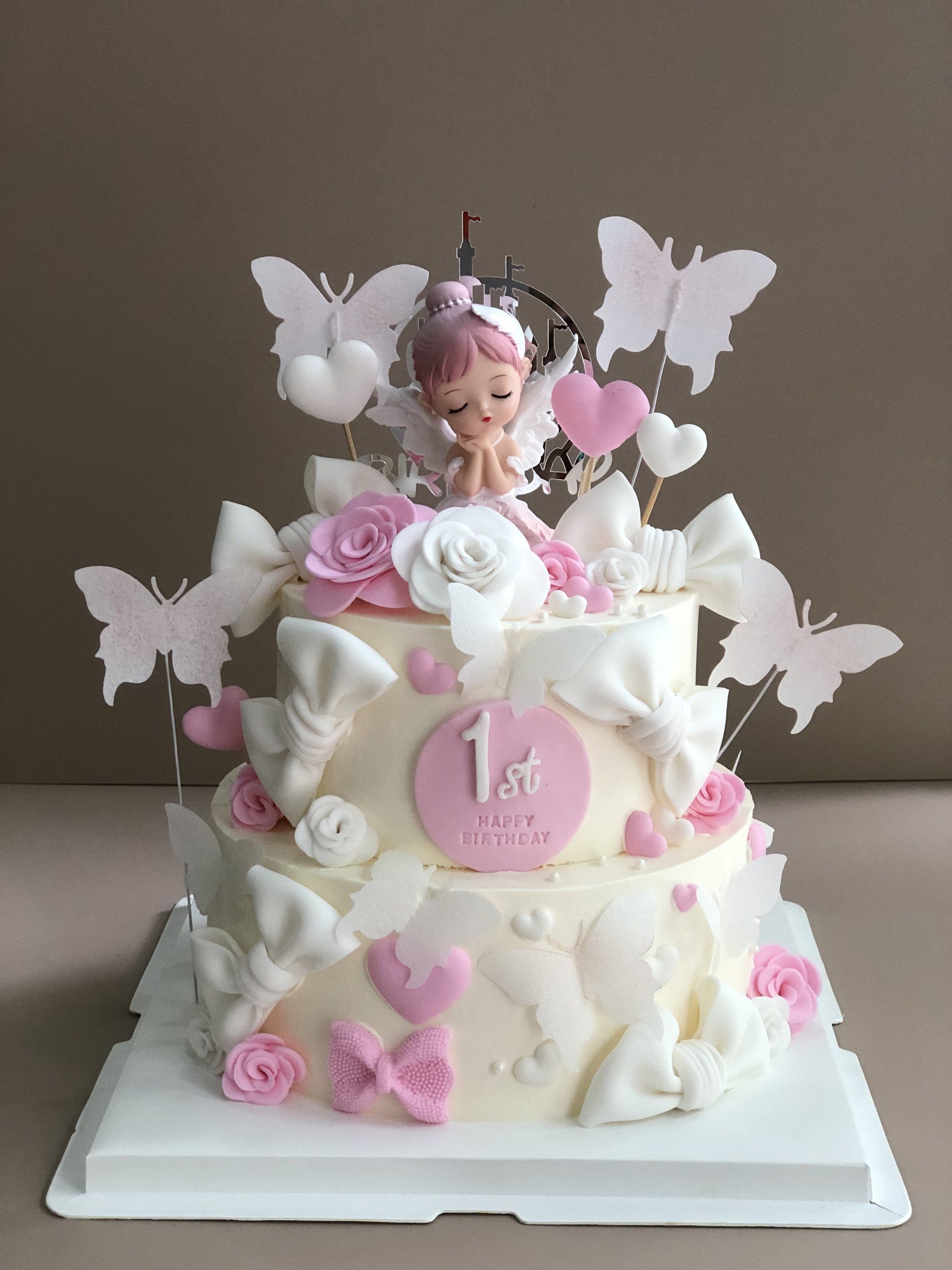 小朋友蛋糕,粉嘟嘟,好可爱呀