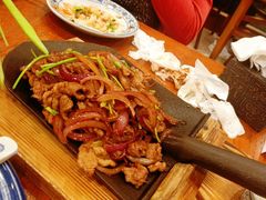 铁锹炙子烤肉-汤河清真餐馆