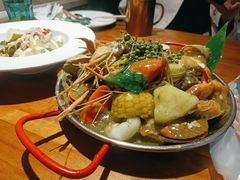 绿咖喱藤椒手抓海鲜-仓库南洋海鲜小排档(柳河路店)