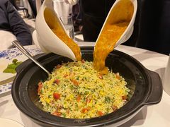 锅烧蟹粉茼蒿菜饭-Yan Ting 宴庭中餐厅(上海静安瑞吉酒店)