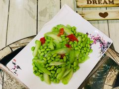 毛豆炒丝瓜-南京大个子龙虾精菜馆