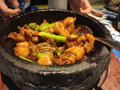石锅杭椒牛蛙-桂满陇天书(南京德基旗舰店)