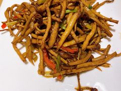 干煸茶树菇-枣子树·素食餐厅(普陀山店)