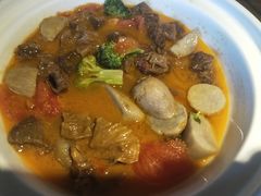 番茄牛腩炖芋艿-王荣法仓前羊锅