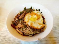 青椒干子肉丝干拌面-高邮面馆(明瓦廊店)