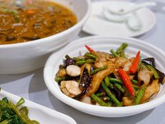 茄子烧豆角-御苑精品川菜馆(锦江店)