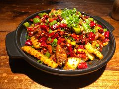 干锅肥肠-不相离盐帮菜(郎园店)